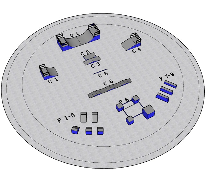 烏海市海南區體育公園滑板場，年輕人的運動樂園！